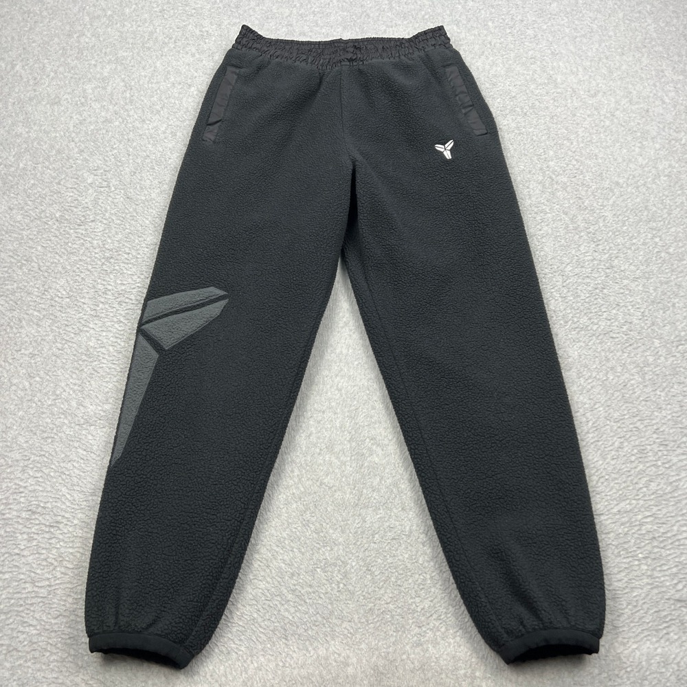 Nike Kobe Winterized Basketball Pants Boy Large Black Fleece Mabma Jogger IM4866